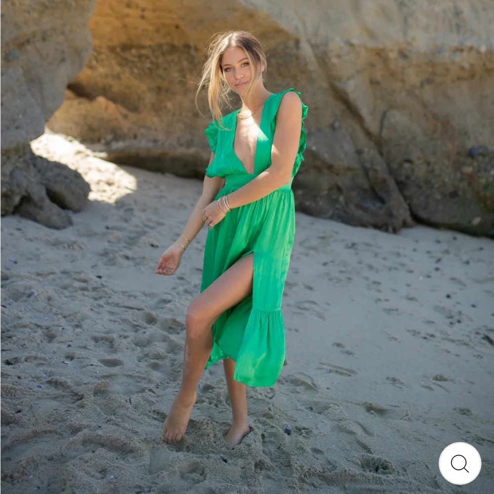 Stillwater Dress Size Small Kelly Green